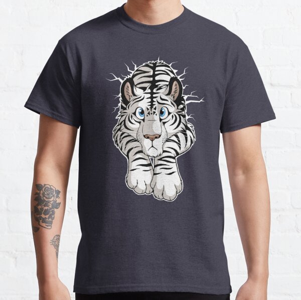 Detroit Neo-Tiger Adult T-Shirt 2XL / Heather Gray