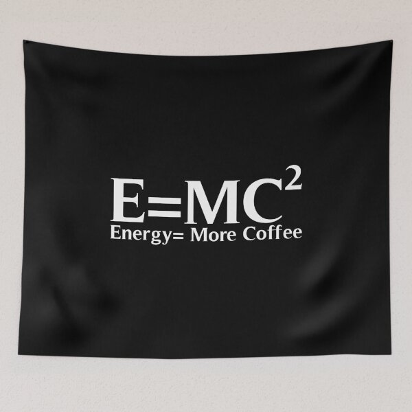 Item preview, Energy Equals More Coffee designed and sold by saechla.
