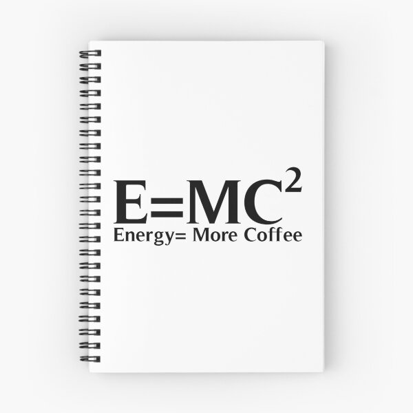 Item preview, Energy Equals More Coffee - Black designed and sold by saechla.