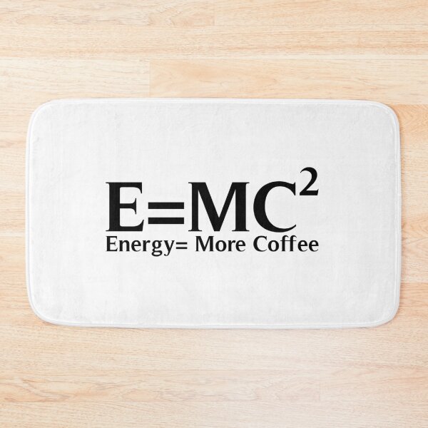 Item preview, Energy Equals More Coffee - Black designed and sold by saechla.