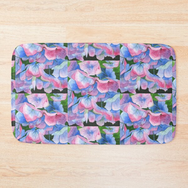 Item preview, Pink and blue hydrangea watercolour painting designed and sold by esvb.