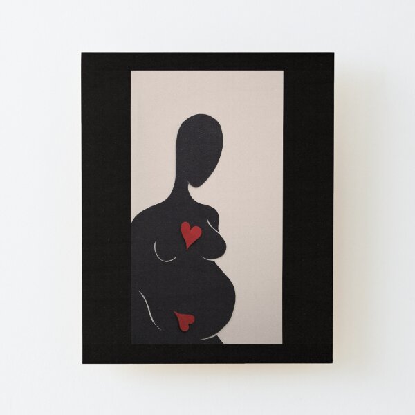 Mother Love Wood Mounted Print