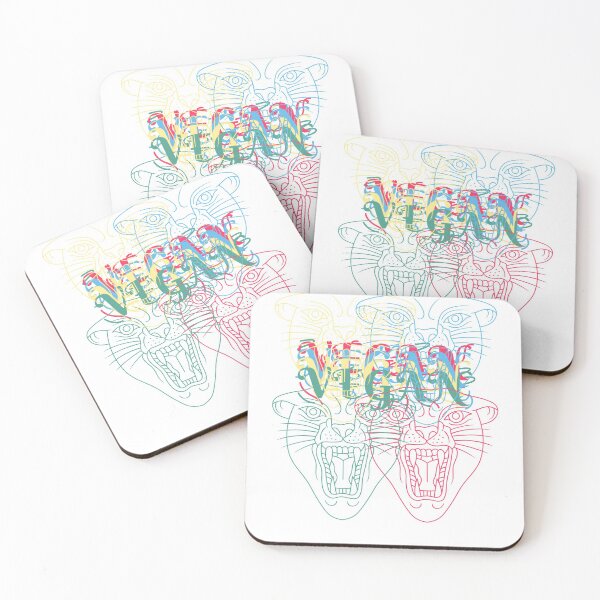 Artikelvorschau, Vier Farben Veganalitätstest T-Shirt entworfen und verkauft von lovesuperkarma.