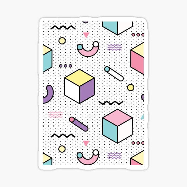 Item preview, Funky 80s eighties Memphis Pattern Design designed and sold by SoNifty.