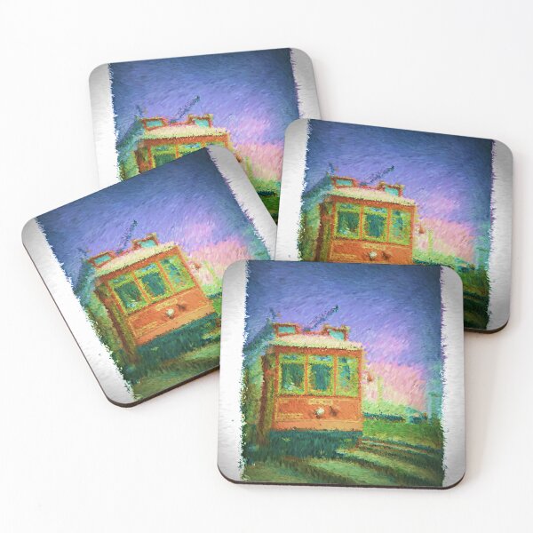Item preview, Impressionistic Street Car, Trolley, Tram designed and sold by LouisianaLady.