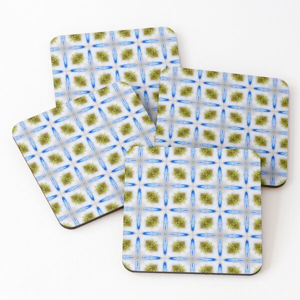 Item preview, Peridot and Kyanite Crystal Geometric Pattern designed and sold by natsukojewelry.