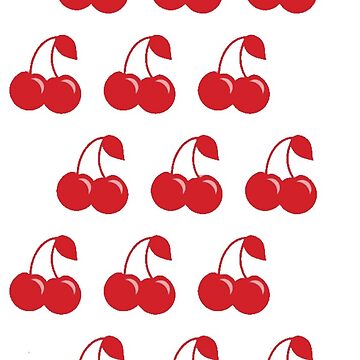 Artwork thumbnail, Red Cherry Pattern by paytonstach
