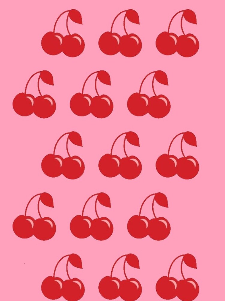 Thumbnail 4 of 4, iPhone Case, Red Cherry Pattern designed and sold by paytonstach.
