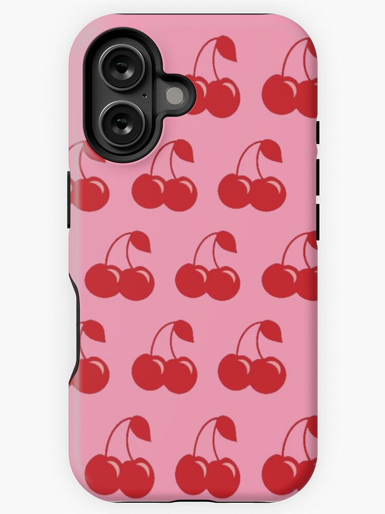 Thumbnail 1 of 4, iPhone Case, Red Cherry Pattern designed and sold by paytonstach.