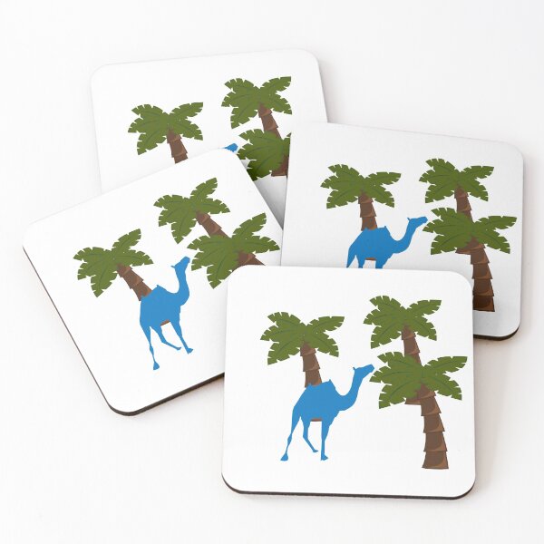 Item preview, Desert Camel at an oasis.Palm trees designed and sold by RonaldKitama.