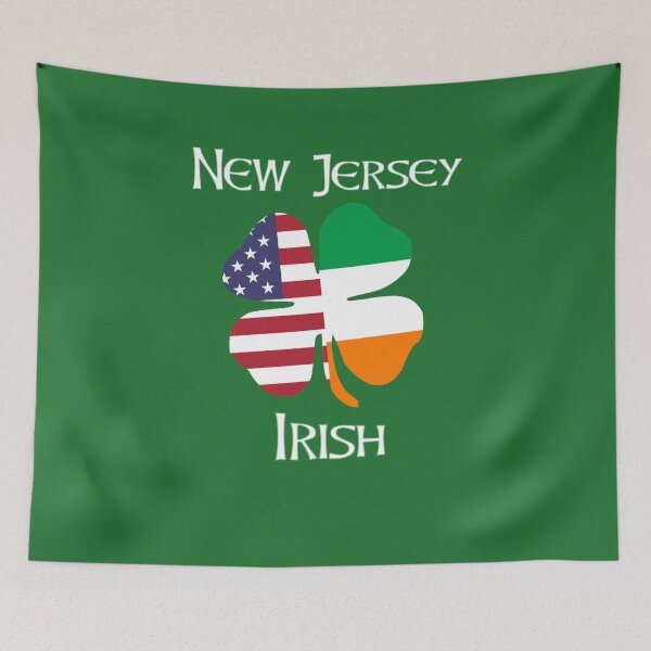 Item preview, New Jersey Irish American Shamrock Design designed and sold by comhra.