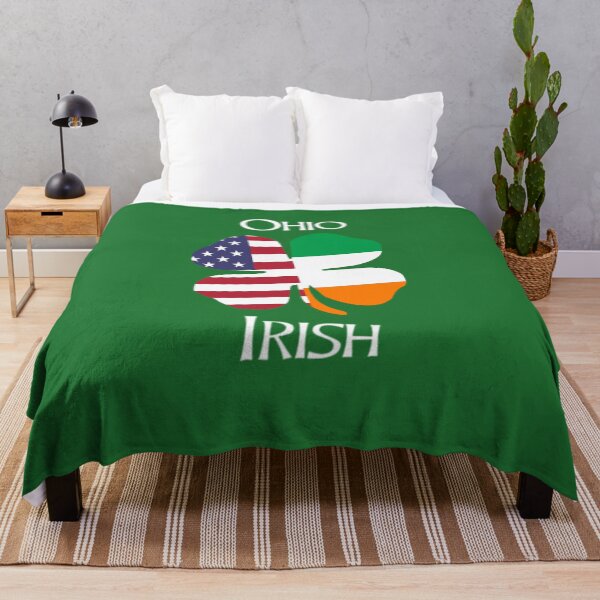 Item preview, Ohio Irish American Shamrock Design designed and sold by comhra.
