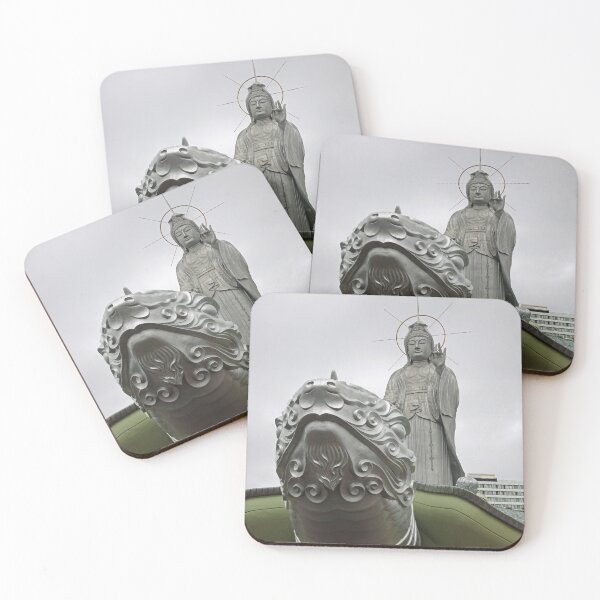 Item preview, Kannon on a Turtle in Nagasaki designed and sold by cuisinecat2.