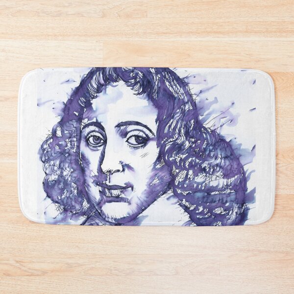 Item preview, BARUCH SPINOZA watercolor and ink portrait designed and sold by lautir.