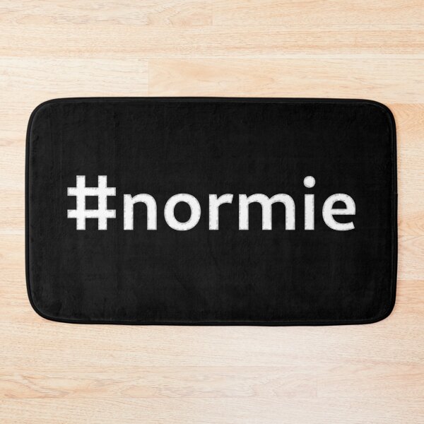 Item preview, #normie - white text on black designed and sold by SolarCross.