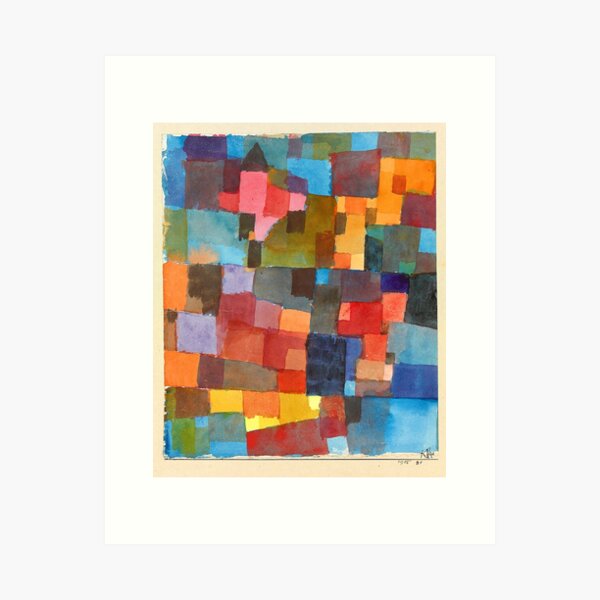 Item preview, Paul Klee - Room Architectures - Raumarchitekturen designed and sold by ArtExpression.