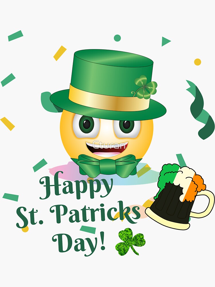 st patricks day emoji iphone