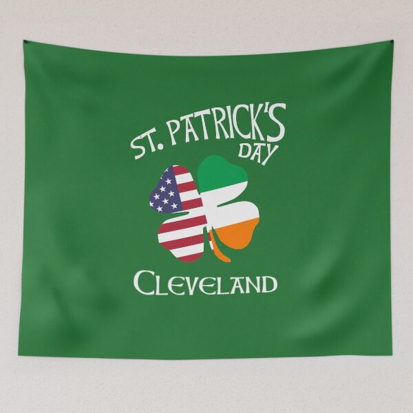 Item preview, Cleveland Paddys Day Irish American Shamrock Design designed and sold by comhra.
