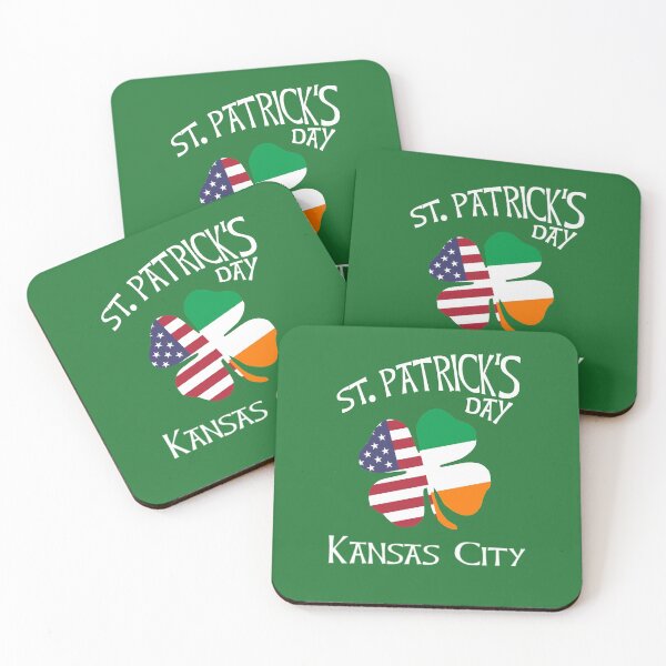 Item preview, Kansas City Paddys Day Irish American Shamrock Design designed and sold by comhra.
