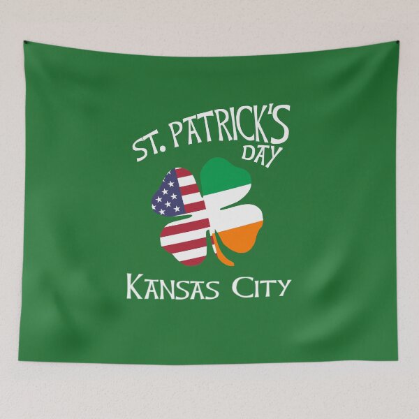 Item preview, Kansas City Paddys Day Irish American Shamrock Design designed and sold by comhra.