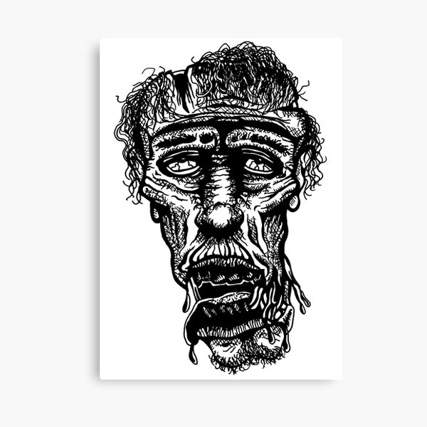 Slack-Jaw Zombie Canvas Print