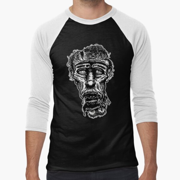 Slack-Jaw Zombie Baseball ¾ Sleeve T-Shirt
