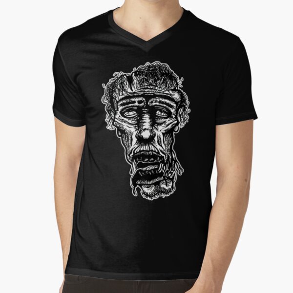 Slack-Jaw Zombie V-Neck T-Shirt