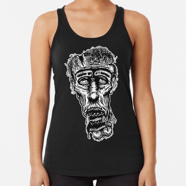 Slack-Jaw Zombie Racerback Tank Top
