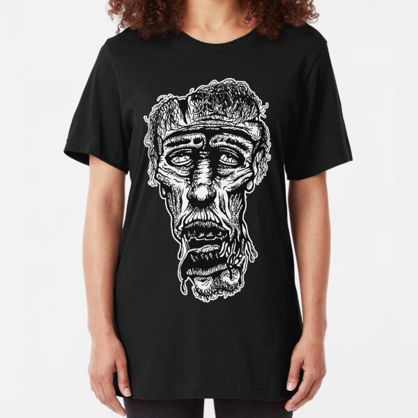 Slack-Jaw Zombie Slim Fit T-Shirt