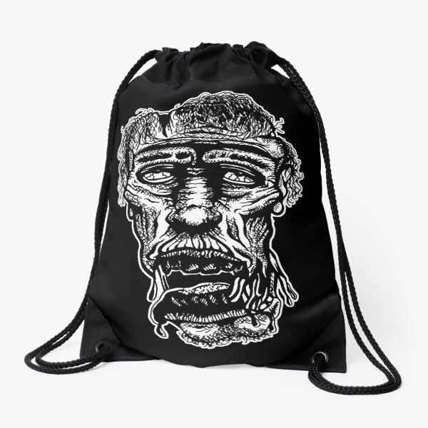 Slack-Jaw Zombie Drawstring Bag