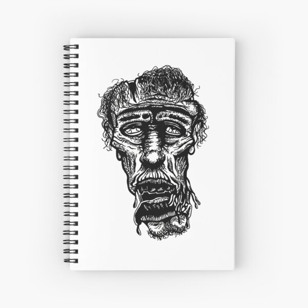 Slack-Jaw Zombie Spiral Notebook