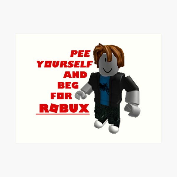 Bacon Hair Wall Art Redbubble - roblox dantdm obbys of pee