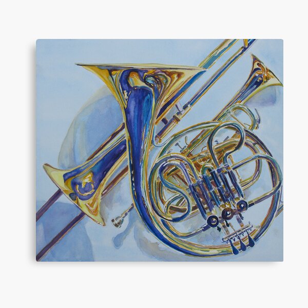 The Glow of Brass Canvas Print