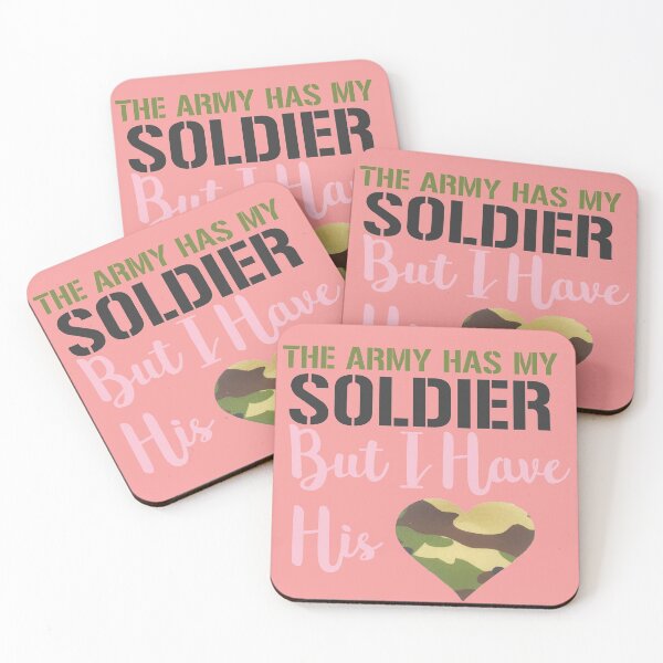 Item preview, The Army Has My Soldier But I Have His Heart designed and sold by MeaganBragwell.