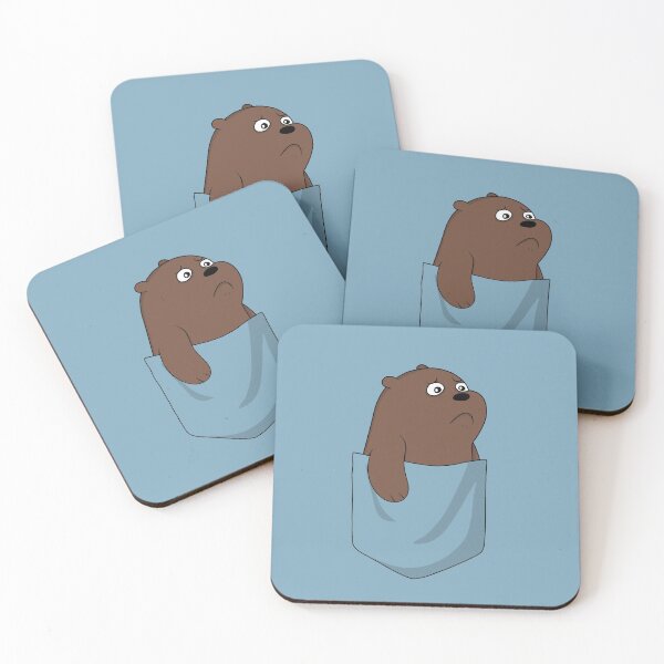 Item preview, Grizzly Bear in Pocket  designed and sold by ValentinaHramov.
