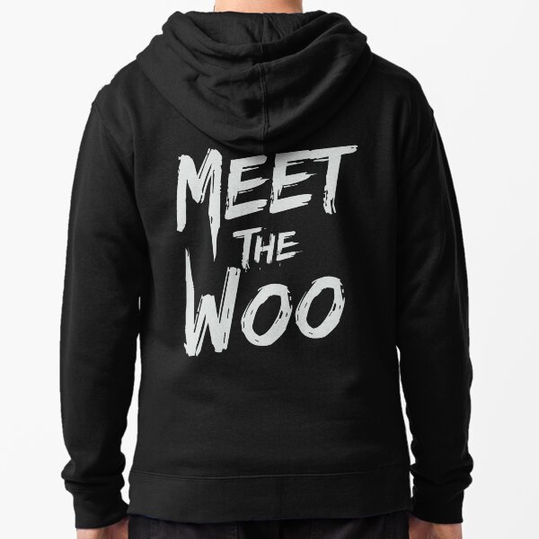 Meet the woo (printed on back) Zipped Hoodie