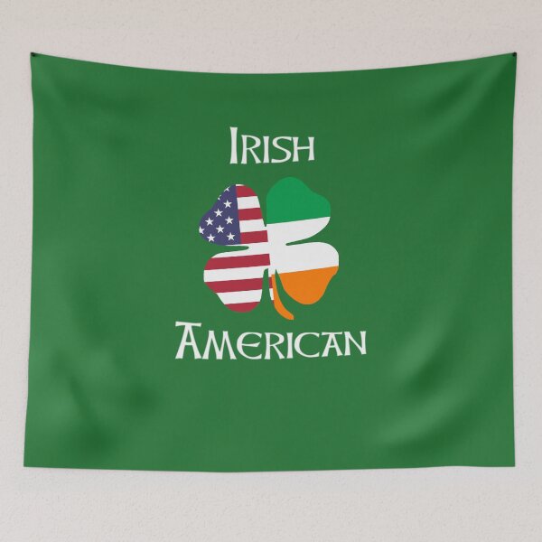 Item preview, Copy of Irish American mutual connection Irish American Shamrock Design designed and sold by comhra.