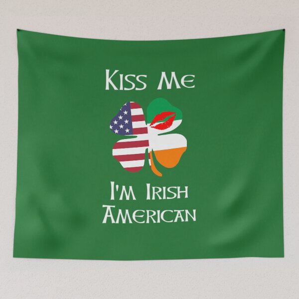 Item preview, Copy of Stars Stripes and Tricolour Fun and craic. Irish American Shamrock Design designed and sold by comhra.