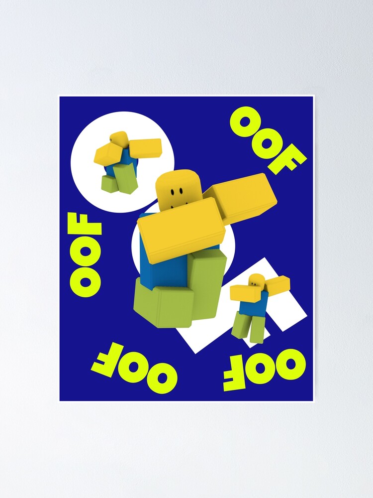 Roblox Oof Meme Dabbing Dancing Dab Noobs Gamer Boy Gift Idea Poster By Smoothnoob Redbubble - dab noob dab roblox dab meme on meme