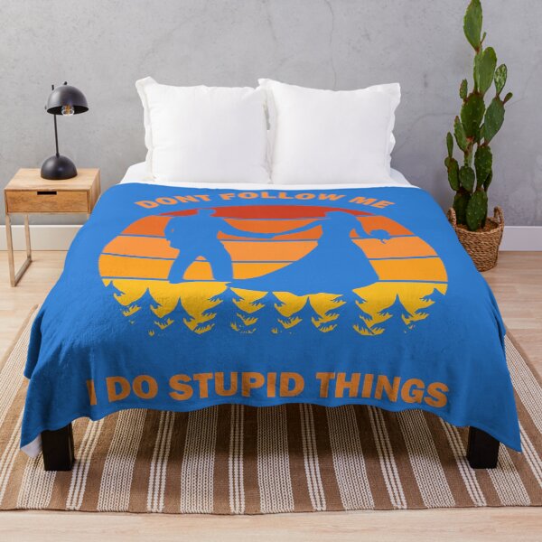 Item preview, Don't Follow Me I Do Stupid Things Dont Wedding Marriage Couple Bride Groom Lovers Sunset Vintage Retro Gift designed and sold by Ertugrul-Shop.