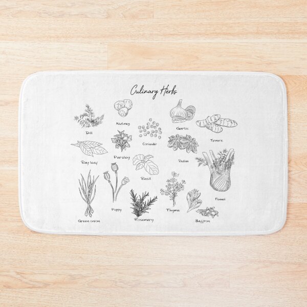 Item preview, Culinary Herb Chart designed and sold by GlowinUp Shop.