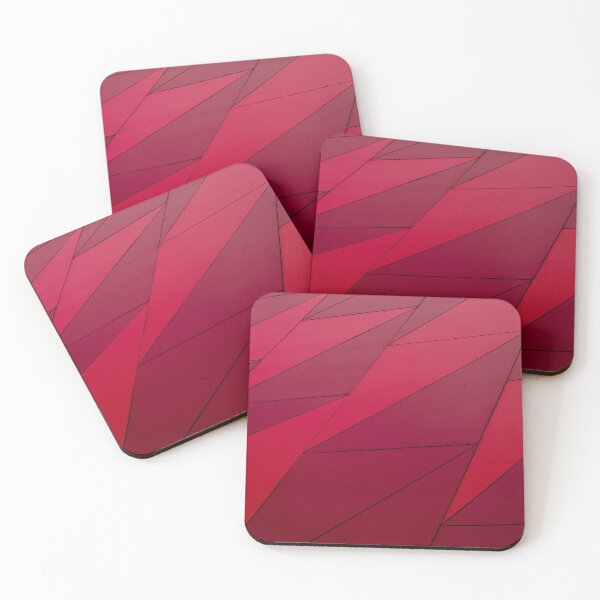 Item preview, Red Geometric Pattern Artistic Wall Surface designed and sold by digitalvintage.