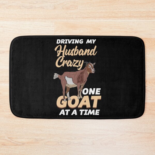 Item preview, Crazy Goat Wife Quote - One Goat At A Time designed and sold by Sandra78.