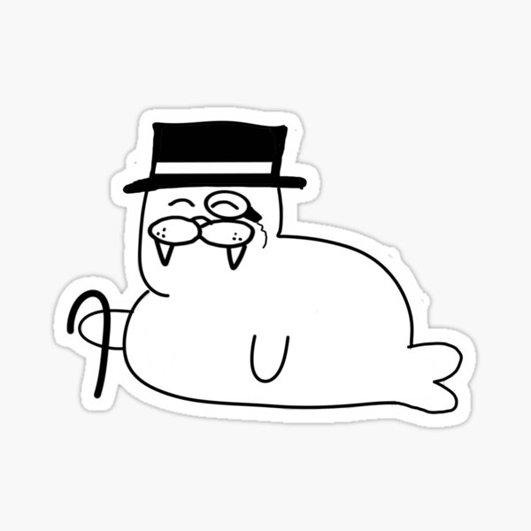 Item preview, Sir Classy Tusk designed and sold by CoffeeMcGee.
