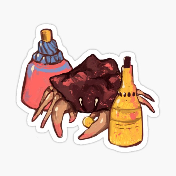 Morrowind Critter Stickers- Mudcrab Merchant Sticker