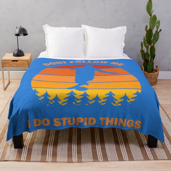 Item preview, Don't Follow Me I Do Stupid Things Dont football Lover Sport Player Sunset Vintage Retro Gift designed and sold by Ertugrul-Shop.