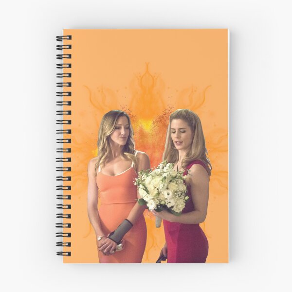 Item preview, Laurel Lance and Felicity Smoak orange background designed and sold by dutchchu.