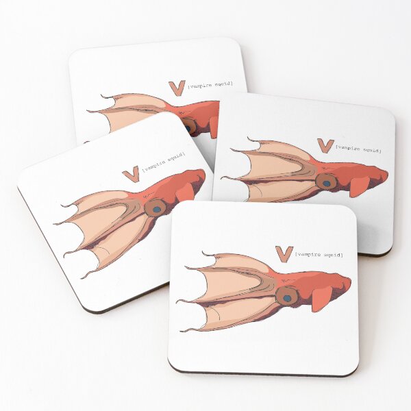 Item preview, Funky Animal Alphabet: V is for Vampire Squid designed and sold by abigailhausman.