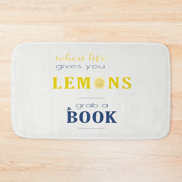 Item preview, When life gives you lemons grab a book typography quote designed and sold by ankka.