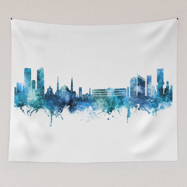 Item preview, Beirut Lebanon Skyline designed and sold by ArtPrints.